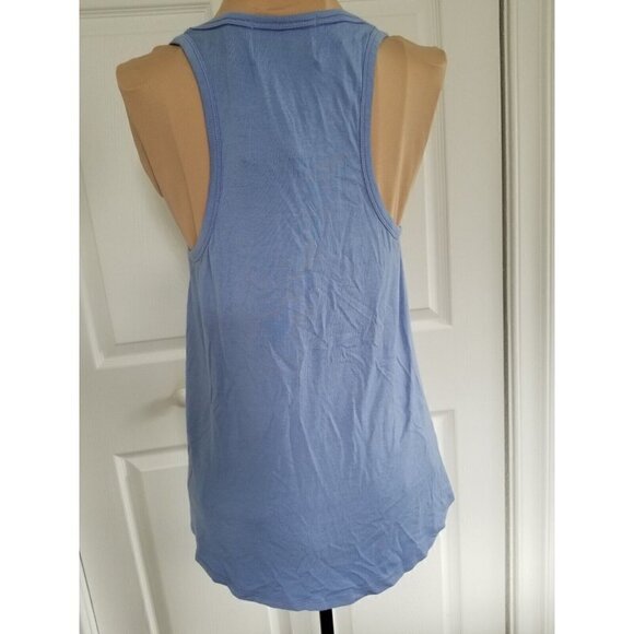 Wildfox x Coca Cola Think of Coke Racerback Tank in Pale Iris (Periwinkle) Sz M - Picture 2 of 7